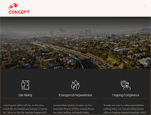 Tablet Screenshot of conceptsafety.com.au